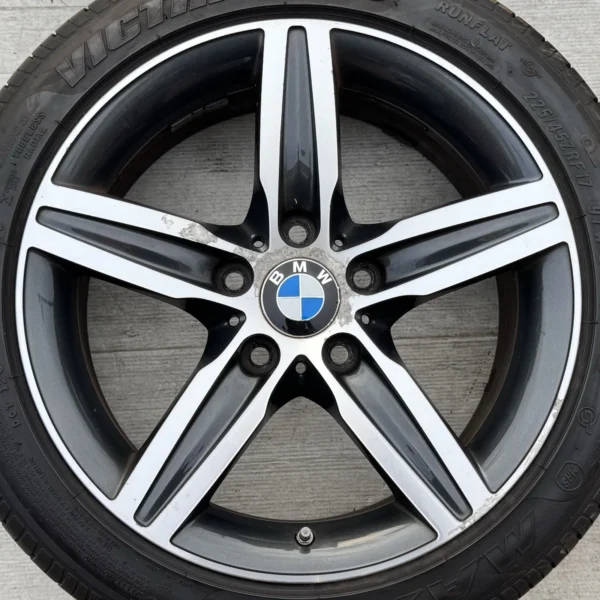 Genuine BMW 17 Inch Alloy Wheels Styling 379 for 1 & 2 Series F20 F21 F22 – 225/45 Tyres