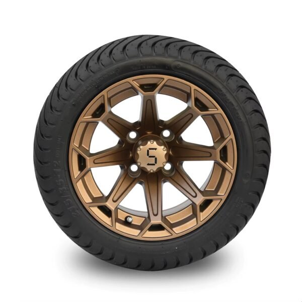 Golf Cart Wheels Bronze 12"
