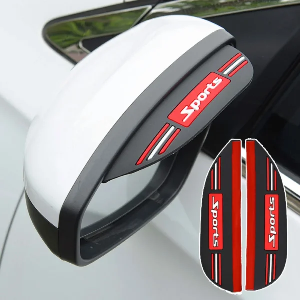 Suzuki Swift Side Mirror Rain Visors 2-Piece Set – Carbon Fibre Style