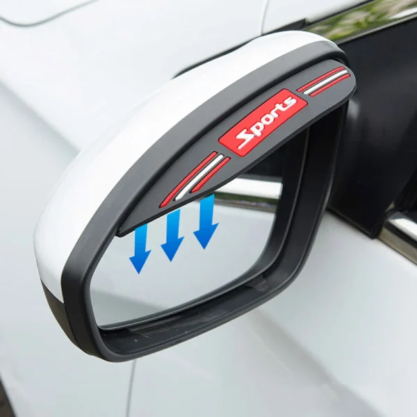 Suzuki Swift Side Mirror Rain Visors 2-Piece Set – Carbon Fibre Style