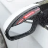 Suzuki Swift Side Mirror Rain Visors 2-Piece Set – Carbon Fibre Style