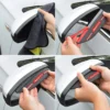 Suzuki Swift Side Mirror Rain Visors 2-Piece Set – Carbon Fibre Style