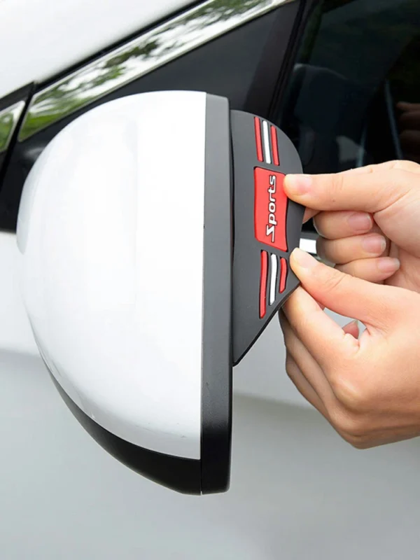 Suzuki Swift Side Mirror Rain Visors 2-Piece Set – Carbon Fibre Style
