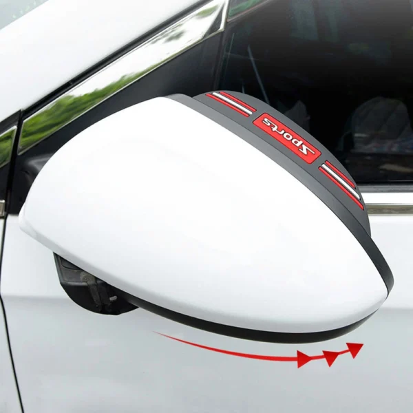 Suzuki Swift Side Mirror Rain Visors 2-Piece Set – Carbon Fibre Style