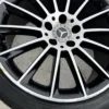 Genuine Mercedes-Benz SLC W172 18 Inch Black Polished Alloy Wheels with 225/245 Tyres – Set of 4