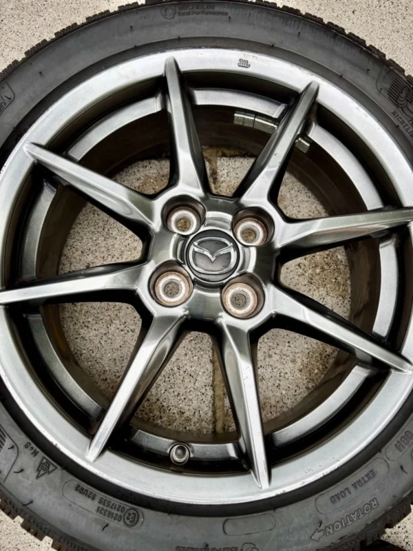 OEM Mazda MX-5 ND 1.5L 16 Inch Alloy Wheels with New Michelin Alpin 6 Tyres – Set of 4