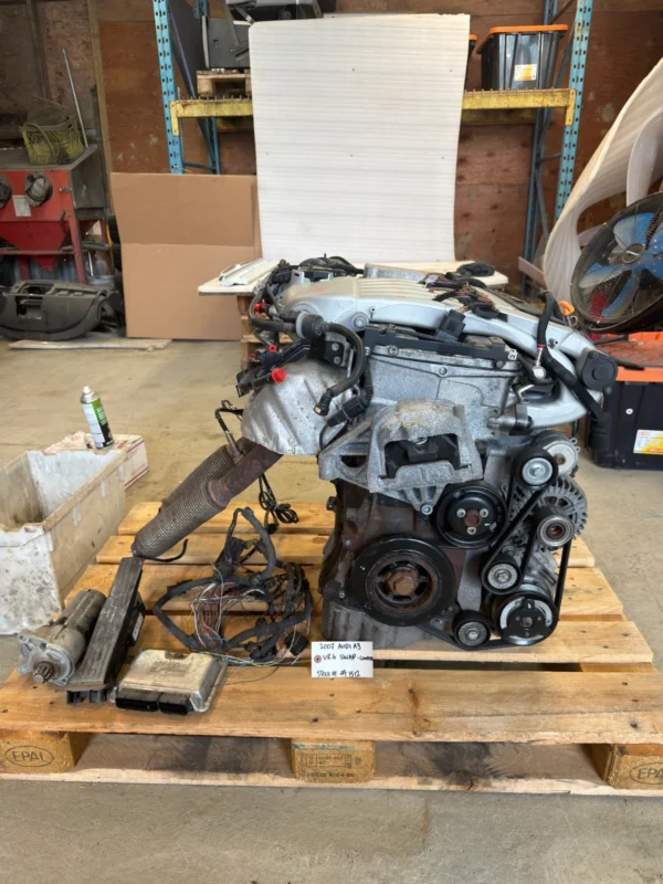 s-l1600 (36) 2006–2007 Audi A3 / VW Golf R32 3.2L VR6 BUB Complete Engine Motor – 135K
