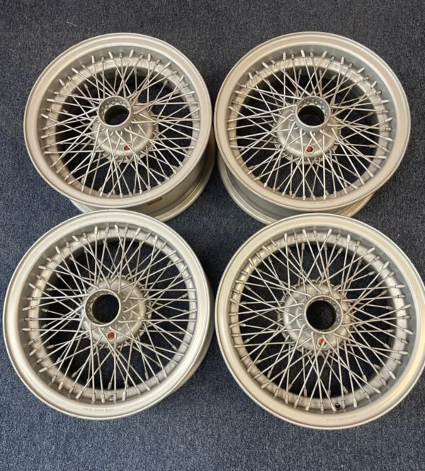 Borrani RW 4474 16x6 Silver Painted Alloy Wheels – Set of 4