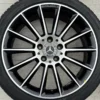 Genuine Mercedes-Benz SLC W172 18 Inch Black Polished Alloy Wheels with 225/245 Tyres – Set of 4