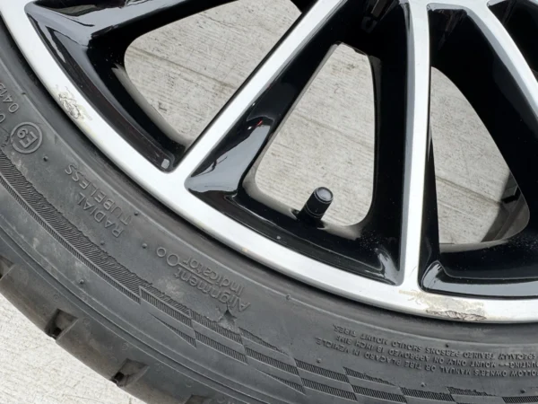 Genuine Mercedes-Benz SLC W172 18 Inch Black Polished Alloy Wheels with 225/245 Tyres – Set of 4