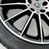Genuine Mercedes-Benz SLC W172 18 Inch Black Polished Alloy Wheels with 225/245 Tyres – Set of 4