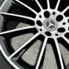 Genuine Mercedes-Benz SLC W172 18 Inch Black Polished Alloy Wheels with 225/245 Tyres – Set of 4